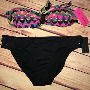 🆕 Bright Betsey Johnson and Kenneth Cole Bikini